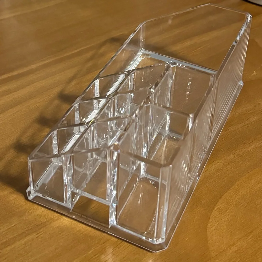 clear makeup organizer